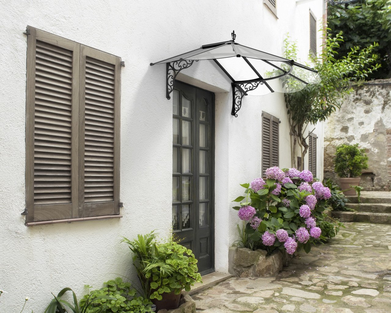 Canopia Vordach Iris 1780 Schwarz Alu 175 x 125 cm Canopia Vordach Iris 1780 Schwarz Alu 175 x 125 cm von Canopia