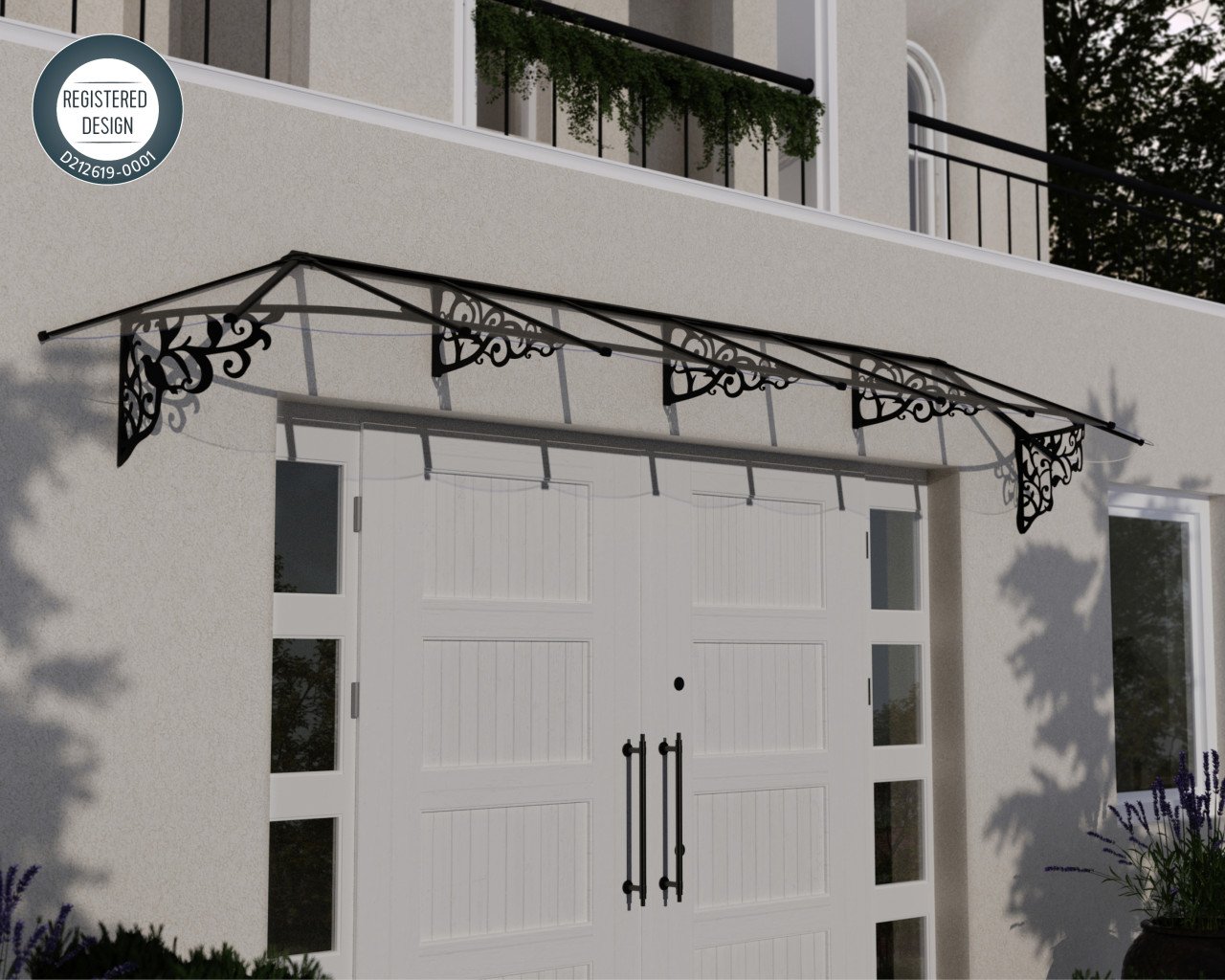 Canopia Vordach Lily 4700 Schwarz Alu 473 x 88 cm Canopia Vordach Lily 4700 Schwarz Alu 473 x 88 cm von Canopia