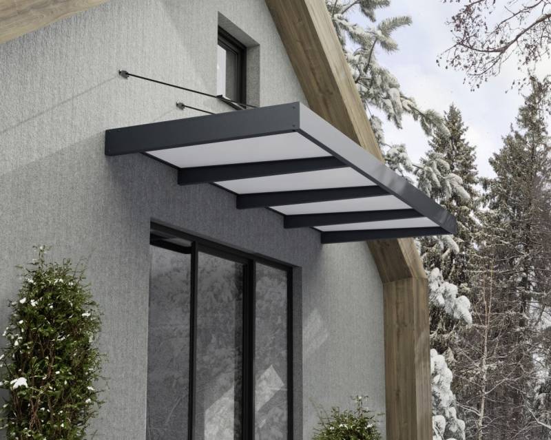 Canopia Vordach Sophia XL 4000  Grau Alu 378 x 140 cm Canopia Vordach Sophia XL 4000  Grau Alu 378 x 140 cm von Canopia