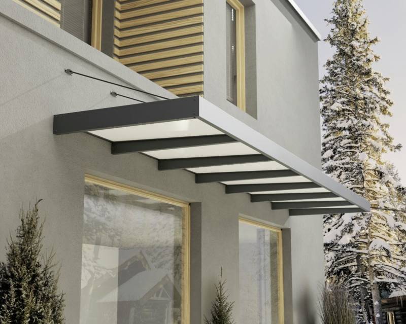 Canopia Vordach Sophia XL 7000  Grau Alu 660 x 140 cm Canopia Vordach Sophia XL 7000  Grau Alu 660 x 140 cm von Canopia