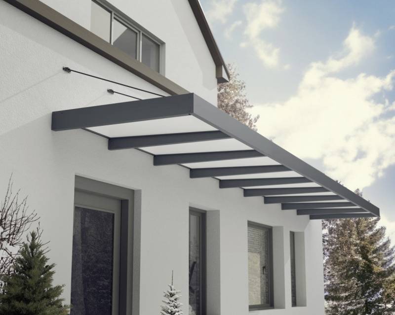 Canopia Vordach Sophia XL 9000 Grau Alu 845 x 140 cm Canopia Vordach Sophia XL 9000 Grau Alu 845 x 140 cm von Canopia