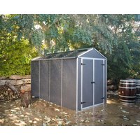Gerätehaus Rubicon 6x10 Alu Grau 185x304cm von Canopia
