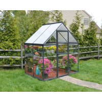 Gewächshaus Hybrid 6X4 Alu Grau 185x126cm Gewächshaus Hybrid 6X4 Alu Grau 185x126cm von Canopia