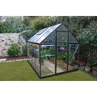 Gewächshaus Hybrid 6X8 Alu Grau 185x247cm von Canopia