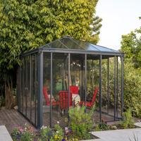 Pavillon Ledro 3.6 X 3.6 m, geschlossener Pavillon, anthrazit, grau Pavillon Ledro 3.6 X 3.6 m, geschlossener Pavillon, anthrazit, grau von Canopia