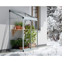 Minigewächshaus Lean To 4x2 Alu Silber 64x125cm Minigewächshaus Lean To 4x2 Alu Silber 64x125cm von Canopia