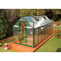 Gewächshaus Mythos 6x14 Alu Grün 185x426cm von Canopia