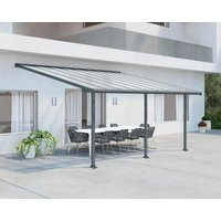 Terrassenüberdachung Olympia 3X5.4 Grau von Canopia