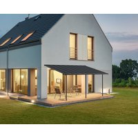 Terrassenüberdachung Capri  555x295cm grau von Canopia
