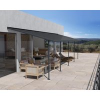 Terrassenüberdachung Capri  860x295cm Grau von Canopia