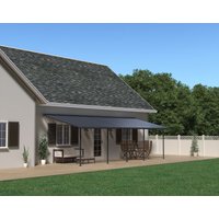 Terrassenüberdachung Capri 924x295cm Grau von Canopia