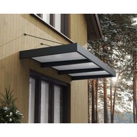 Vordach Sophia XL 3000 Alu Grau 140x285cm von Canopia