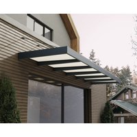 Vordach Sophia XL 6000 Alu Grau 140x565cm von Canopia