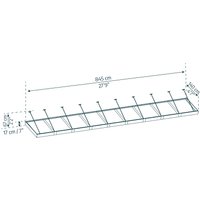 Vordach Sophia XL 8.5x1.4 anthrazit von Canopia