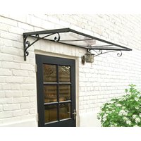 Vordach Venus 1350 Alu Grau 88x136cm von Canopia