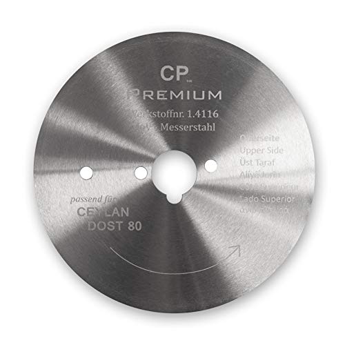 Canpolat GASTRONICS Kreismesser für Ceylan - 80 mm, glatt - Dönermesser aus Edelstahl in Premium Qualität von Canpolat