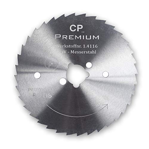 GASTRONICS Kreismesser für Potis - 80 mm, gezahnt - Dönermesser aus Edelstahl in Premium Qualität von Canpolat