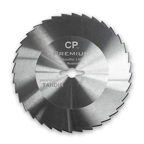 GASTRONICS Kreismesser für Tandir - 120 mm, gezahnt - Dönermesser aus Edelstahl in Premium Qualität von Canpolat