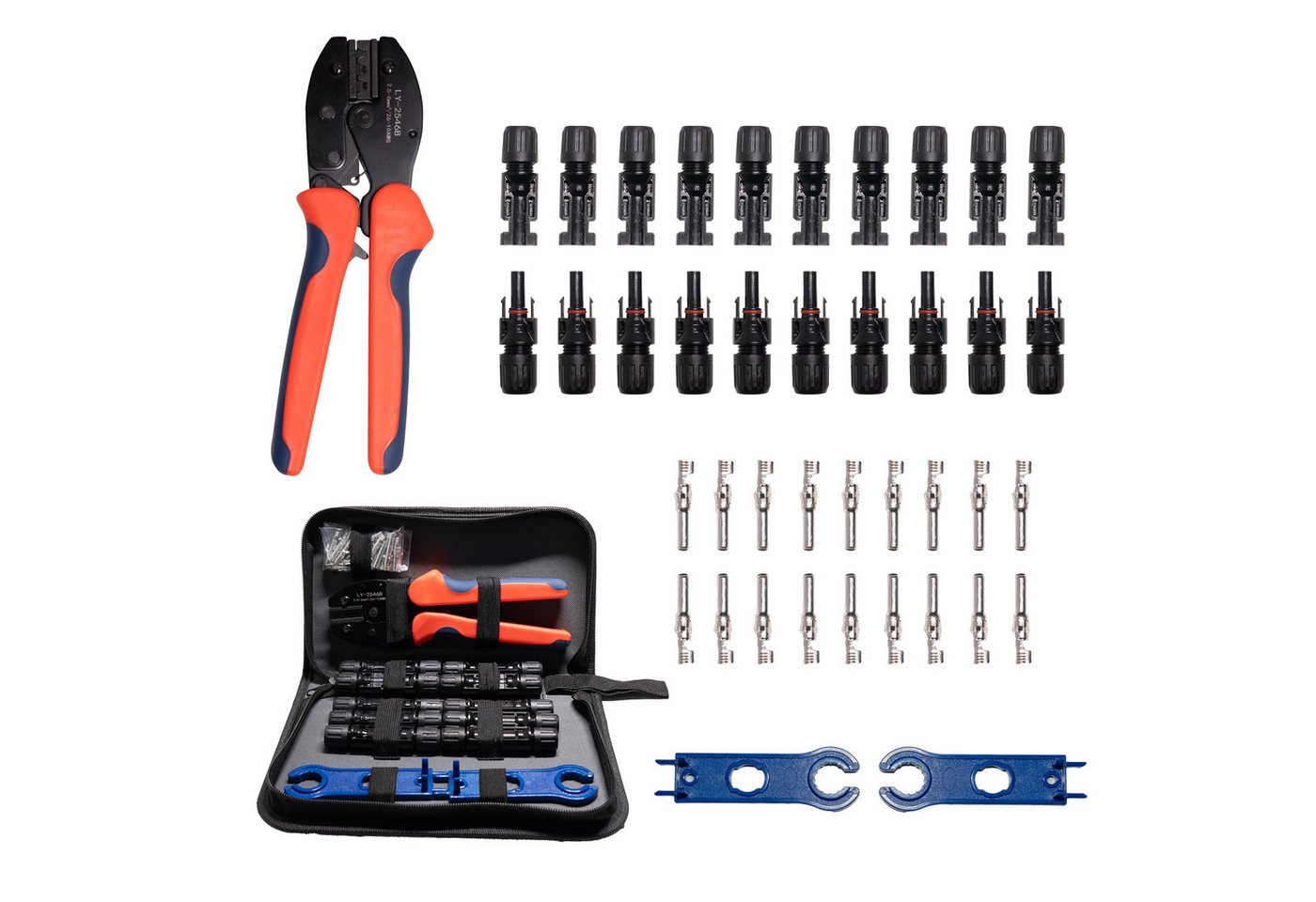 Cansolar Crimpzange Solar Crimpzange Set 2.5/4/6mm² 10 Paar Solarstecker Cansolar Crimpzange Solar Crimpzange Set 2.5/4/6mm² 10 Paar Solarstecker von Cansolar