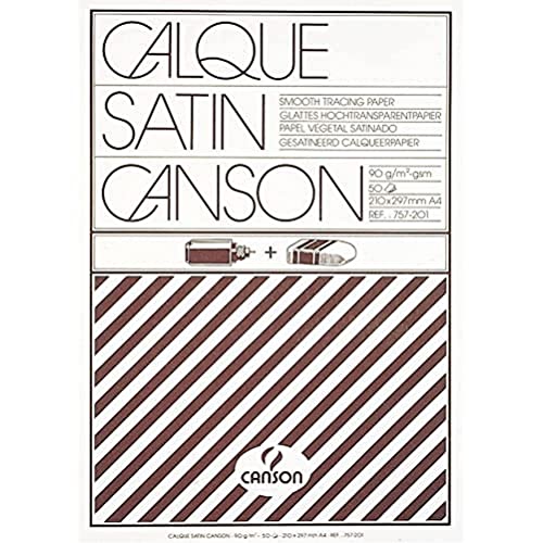 Canson 200757201 - Hochtransparentes Zeichenpapier, A4, mehrfarbig von Canson
