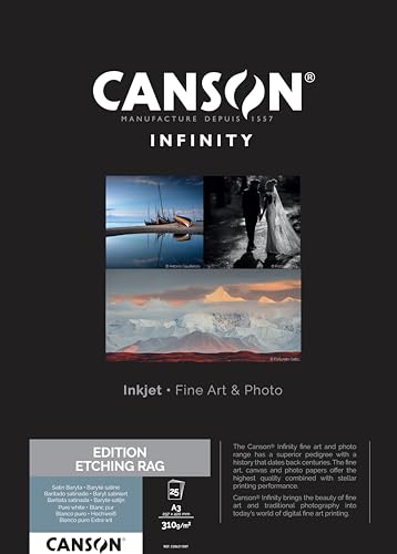 Canson 206211007 Edition Etching Rag Box, A3 von Canson