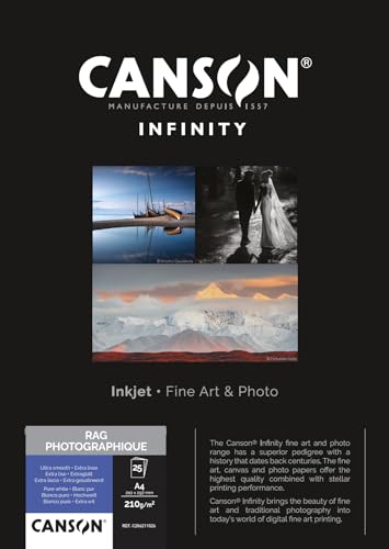 Canson 206211026 Rag Photographique Box, A4 von Canson