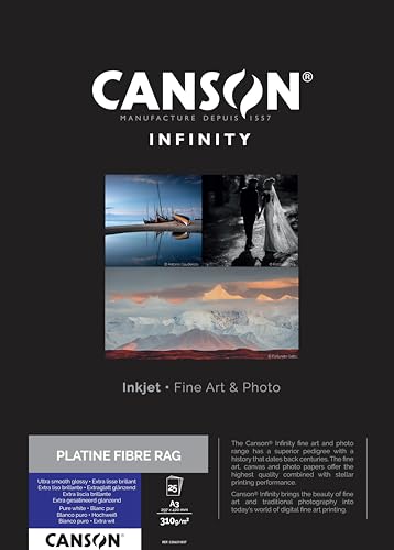Canson 206211037 Platine Fibre Rag Box, A3 von Canson
