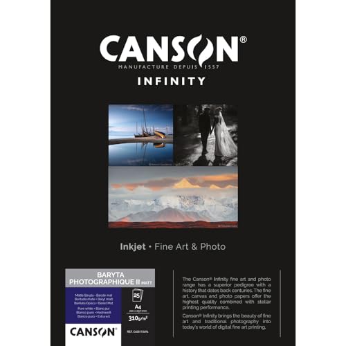 Canson Infinity Baryta Matt Matt Box A4 25H 310g von Canson