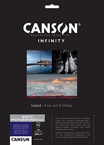Canson Infinity Baryta Matt Matte 310 g Pack A4 10H von Canson