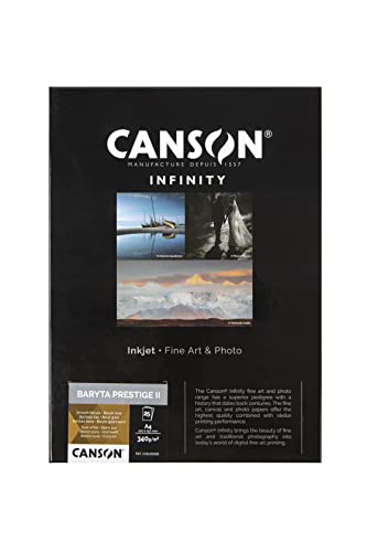 Canson Infinity Baryta Prestige II Box A4 25 Blatt 340g von Canson