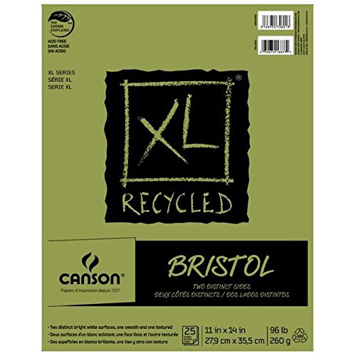 Canson XL Recycled - Bristolpapier - Doppelseitig - 28 cm x 35,5 cm von Canson