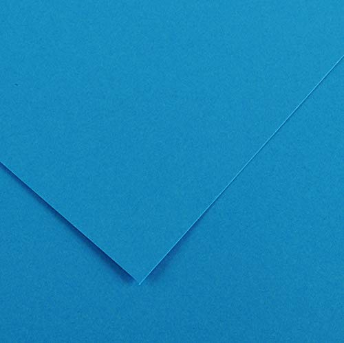 Hoja 70x100 (25) Canson Colorline Liso/Fino 220g Azul Mar von Canson