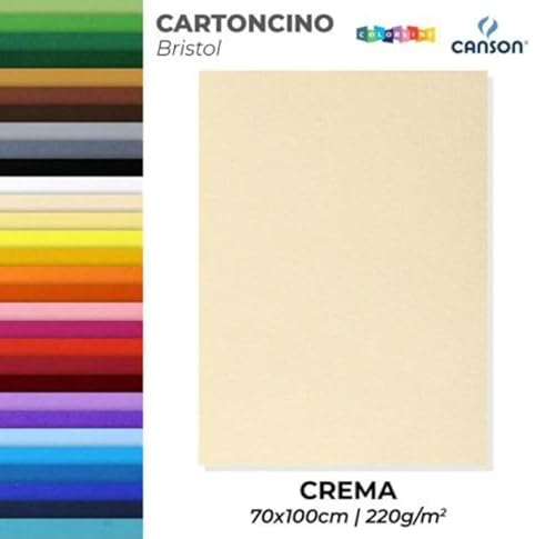 Hoja 70x100 (25) Canson Colorline Liso/Fino 220g Crema von Canson