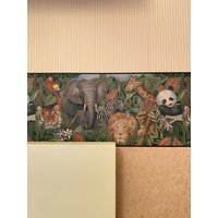 Wandbordüre Für Wanddekoration, Möbelverkleidung, Schlafzimmer Im Dschungelstil Wandbordüre Für Wanddekoration, Möbelverkleidung, Schlafzimmer Im Dschungelstil von CantiereTessile