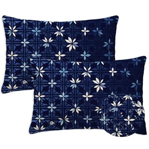 Blau Outdoor Kissen Wasserfest 2er Set Kissenbezugen 40x80 cm Rechteckig Sofakissen Sternenhimmel Sitzkissen Outdoor Balkon Deko Weicher Sofa Kissenbezugen für Sommer Fall Gartenmöbel Stuhl Deko,S1056 Blau Outdoor Kissen Wasserfest 2er Set Kissenbezugen 40x80 cm Rechteckig Sofakissen Sternenhimmel Sitzkissen Outdoor Balkon Deko Weicher Sofa Kissenbezugen für Sommer Fall Gartenmöbel Stuhl Deko,S1056 von Canuhkun