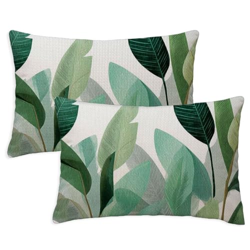Kissenbezug 50x70 cm Rechteckig Sofakissen Kissenbezug Anlage DekoKissen Kissenbezüge Blatt 2er Set Leinen Zierkissen Beidseitig Bedruckt Muster für Deko Wohnzimmer Gartenmöbel Kissen Geschenke S-1413 Kissenbezug 50x70 cm Rechteckig Sofakissen Kissenbezug Anlage DekoKissen Kissenbezüge Blatt 2er Set Leinen Zierkissen Beidseitig Bedruckt Muster für Deko Wohnzimmer Gartenmöbel Kissen Geschenke S-1413 von Canuhkun