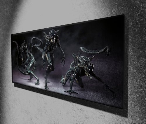 Leinwanddruck, Motiv: Aliens, Panorama, 127 x 50,8 cm von Canvas35