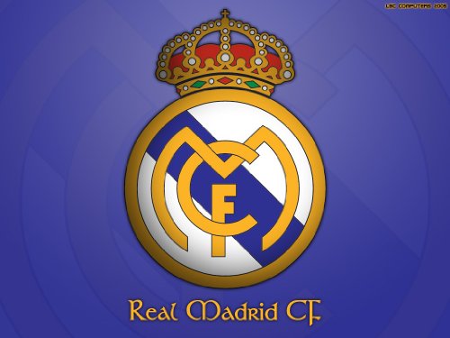 Canvas35 Poster Real Madrid Wappen, A1, glänzend, 83,8 x 61 cm von Canvas35