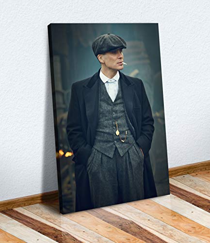 Kunstdruck auf Leinwand, Motiv: Peaky Blinders Thomas Shelby, 30 mm tief, gerahmt, 20 x 30 cm von CanvasArtShop