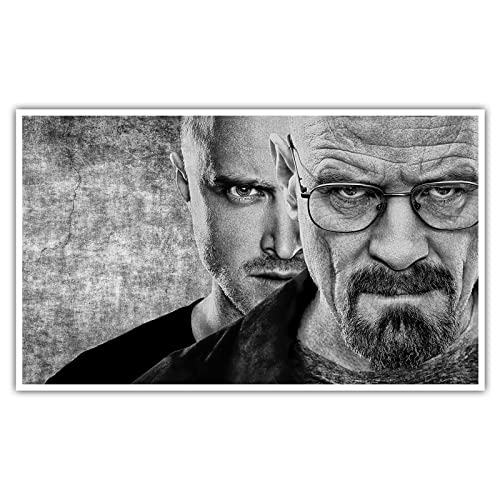 Breaking Bad - Poster ohne Rahmen - Fernsehserie Bild Wandbild Kunst Druck Bilder Wand Deko Wandposter Modern XXL Wohnzimmer (80 x 50 cm, Poster) von CanvasArts