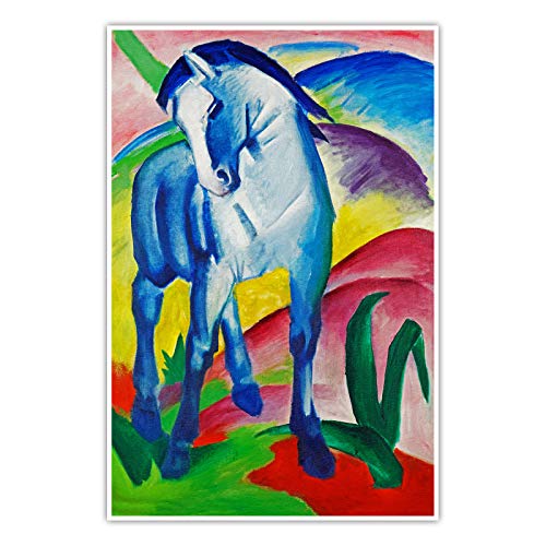 CanvasArts Blaues Pferd - Franz Marc - Poster (120 x 80 cm, Poster) von CanvasArts