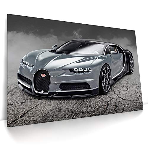 CanvasArts Bugatti Chiron - Leinwand Bild auf Keilrahmen - Wandbild Leinwandbild (60 x 40 cm, Leinwand auf Keilrahmen) von CanvasArts