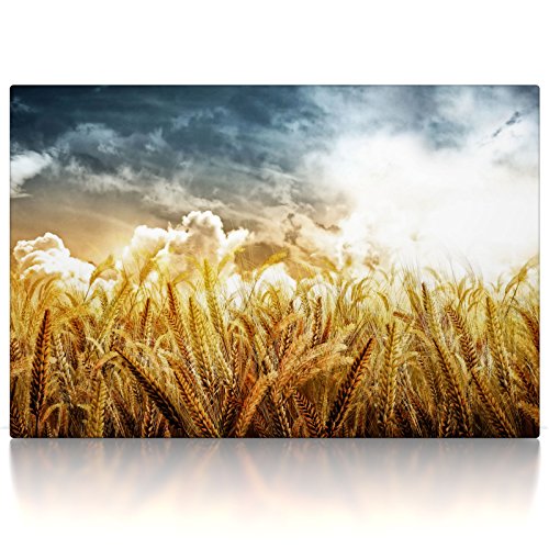 CanvasArts Kornfeld - Leinwand Bild auf Keilrahmen Wandbild Natur, Bilder 03.901 (80x60 cm, einteilig) von CanvasArts