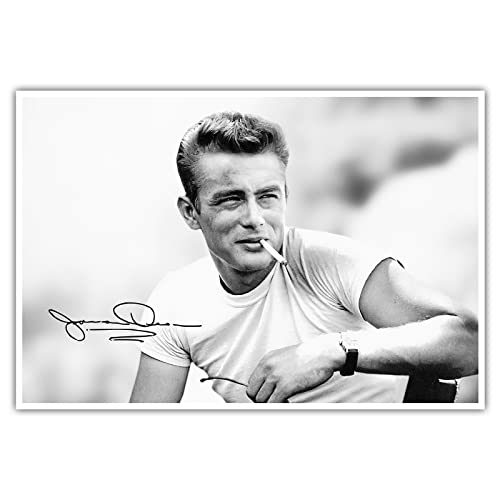 James Dean - Poster ohne Rahmen - Film Bild Wandbild Kunst Druck Bilder Wand Deko Wandposter Modern XXL Wohnzimmer (60 x 40 cm, Poster) von CanvasArts