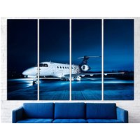 Flugzeug Wand Kunst Benutzerdefinierte Leinwand Druck Luftfahrt Dekor Pilot Bereit Zum Aufhängen von CanvasPrintStudioUA