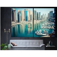 Miami Wand Kunst Florida Triptychon Drucken Dekor Housewarming Geschenk von CanvasPrintStudioUA