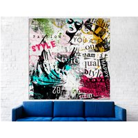 Mode Druck Glam Wandkunst Leinwand, Designer Wanddekor Galerie Wand Set von CanvasPrintStudioUA