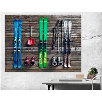 Ski Wand Kunst Extra Große Winter Dekor Skiing Poster Triptychon Geschenk Ski Wand Kunst Extra Große Winter Dekor Skiing Poster Triptychon Geschenk von CanvasPrintStudioUA