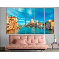 Venedig Italien Extra Große Kunst Wand Architektur Druck Leinwand von CanvasPrintStudioUA