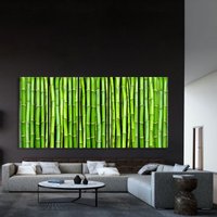 Bambus Baum Wandkunst Druck, Landschaft Leinwand Dekor, Home Decor, Natur Pflanze Große Trendy Set, Liebhaber Geschenk von CanvasWallArtDecors